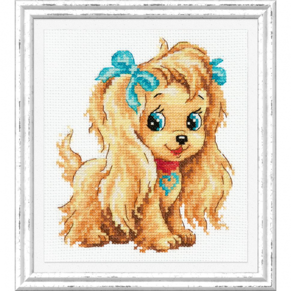 Набор для вышивания ЧУДЕСНАЯ ИГЛА арт.16-19 Обаяшка 12х14 см