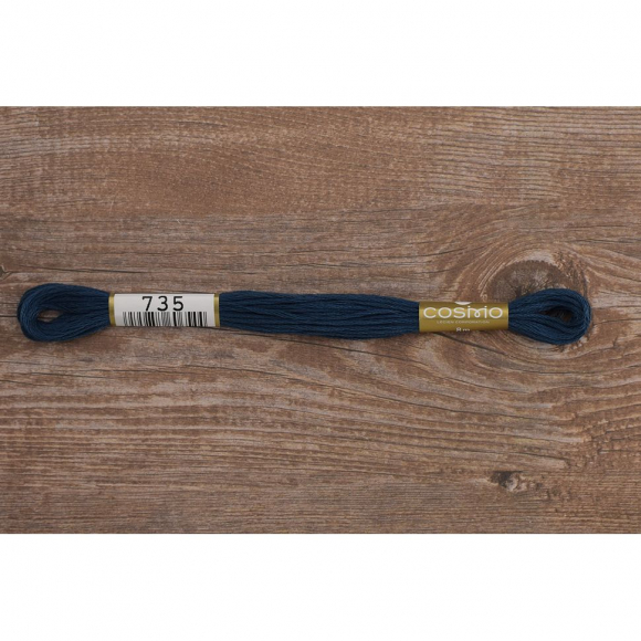 164601_Мулине COSMO однотонный цвет 735