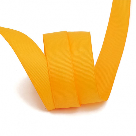 Лента Ideal репсовая в рубчик шир.20мм цв. 662 св.оранжевый уп.27,42м