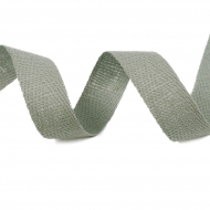 Тесьма киперная 22 мм хлопок 1,8г/см арт.12.2С-257К.22.040 цв.св.серый уп.50м