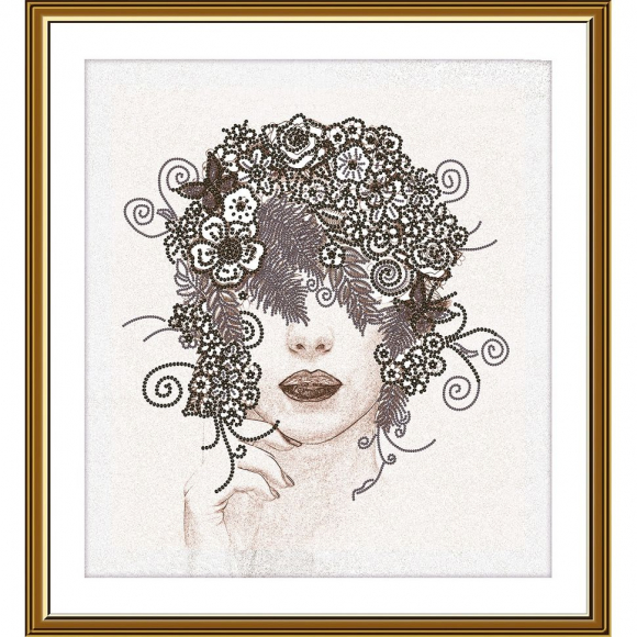 Набор для вышивания бисером НОВА СЛОБОДА арт.ДК3239 Незнакомка 22х24 см Набор для вышивания бисером НОВА СЛОБОДА арт.ДК3239 Незнакомка 22х24 см