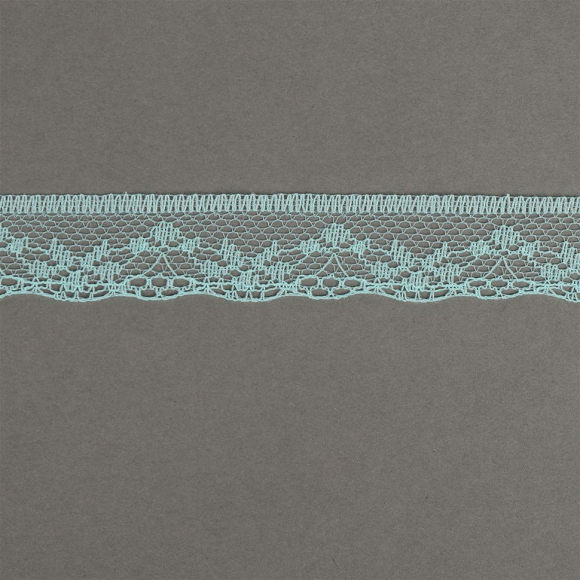 Кружево-трикотаж KRUZHEVO арт.TBY 1669 шир.20мм цв.08 мятный, уп.27,4м Кружево-трикотаж KRUZHEVO арт.TBY 1669 шир.20мм цв.08 мятный, уп.27,4м