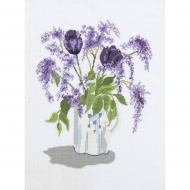 186789_Набор для вышивания: "Тюльпаны в вазе"