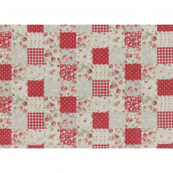 Ткань для пэчворка PEPPY Durham Quilt 237,8 г/м? 80% хлопок, 20% лен цв.31467-30 уп.100х110 см