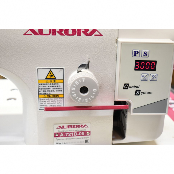 Прямострочная промышленная швейная машина с игольным продвижением A-721D-05 Aurora