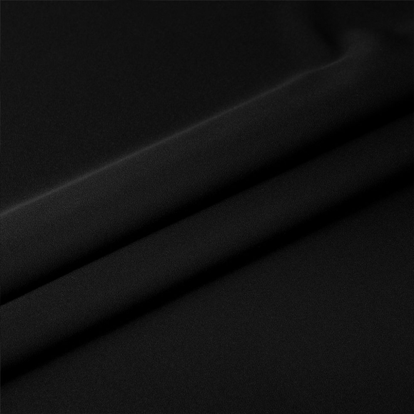 Ткань Барби 200 г/м? 94% пэ, 6% спандекс шир.150см арт.TBY.Br.10 цв.черный рул.25м