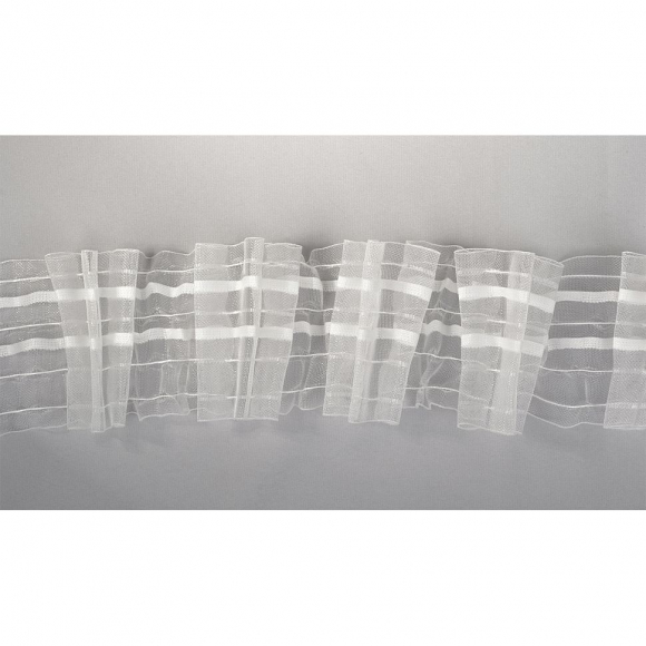 Лента шторная 100мм арт.П-089М цв.прозрачный уп.50м