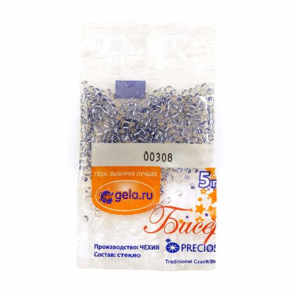 Бисер №10, 5 г., цвет 00308