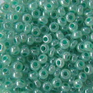 Бисер Preciosa №10, 5 г., цвет №37358 бирюзово-зеленый жемчужный