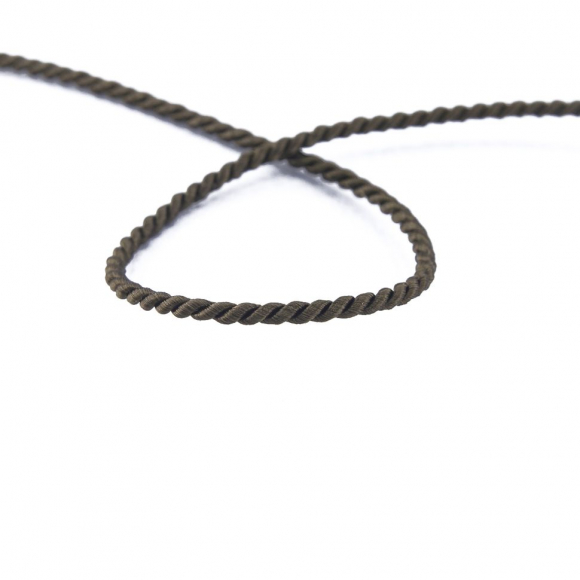 Шнур витой PEGA, коричневый, 2,8 мм