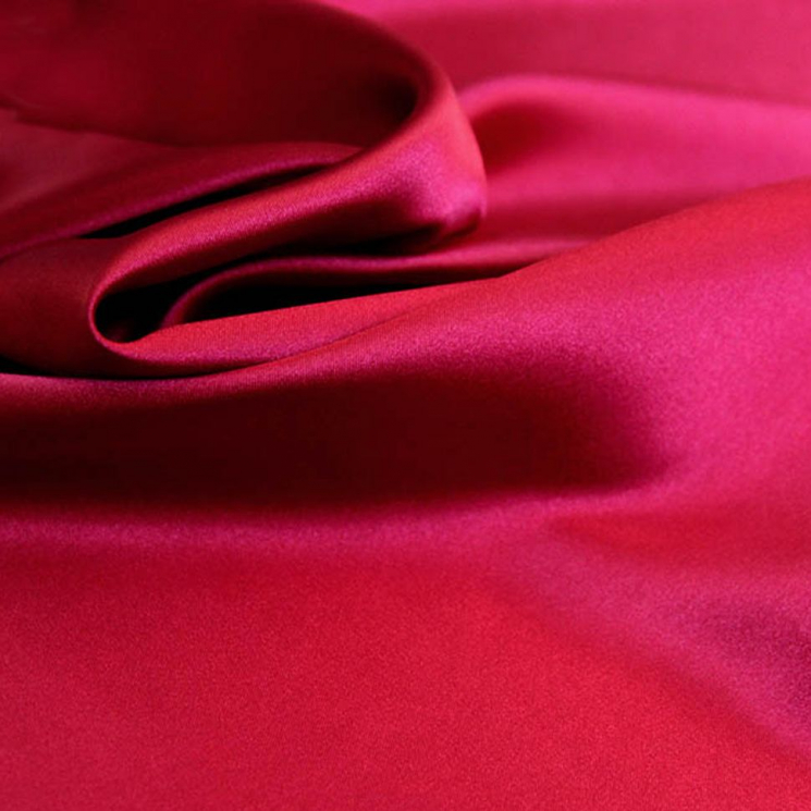 Ткань атлас стрейч 100г/м? 97% ПЭ 3% Спандекс шир.150см арт.Л4001 цв.103 фуксия уп.5м