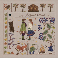 189472_Набор для вышивания:"November" (Ноябрь), 22 х 22 см