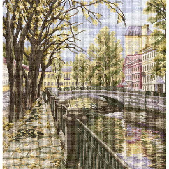 Набор для вышивания РТО арт.M423 Каналы Петербурга 29х30 см