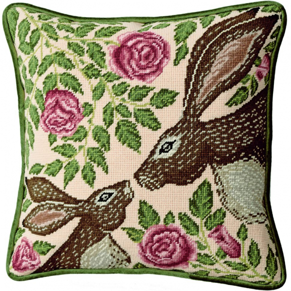 Набор для вышивания подушки "English Roses" Набор для вышивания подушки "English Roses"