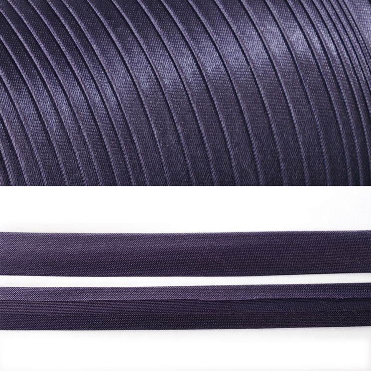 Косая бейка TBY атласная шир.15мм цв.S380 св.фиолетовый уп.132 м