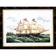 Набор для вышивания OEHLENSCHLAGER арт.67514 Парусник 20х27 см