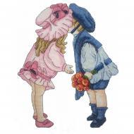 Набор для вышивания ИВАНКА арт.0-10 Первое свидание 25х20 см