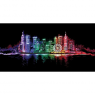 Набор для вышивания СДЕЛАЙ СВОИМИ РУКАМИ арт.Н-16 Ночной город 100х45 см