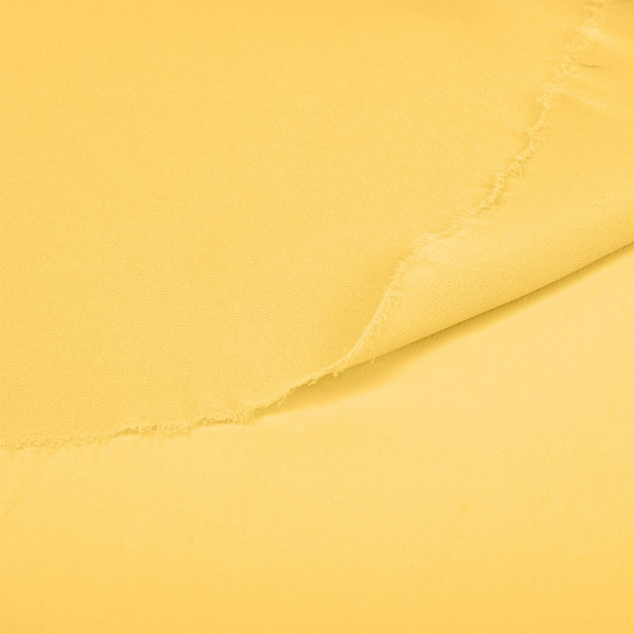 Ткань шифон арт.TBY.8024-152 плот.85г/м2 100% ПЭ шир. 150см цв.152 нежно желтый уп.5м