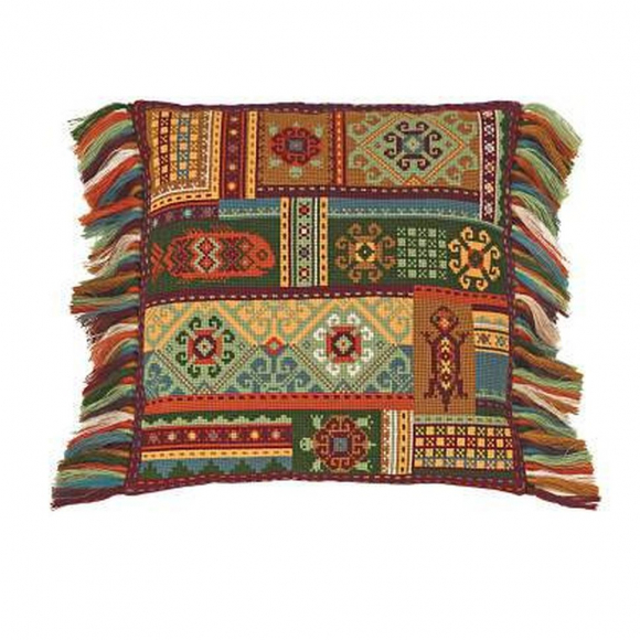 Набор для вышивания РИОЛИС арт.1483 Подушка Терра 40х40 см