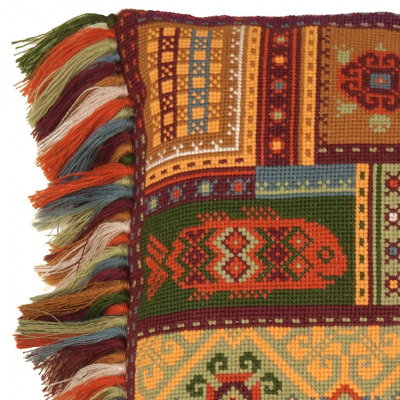 Набор для вышивания РИОЛИС арт.1483 Подушка Терра 40х40 см