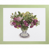 Набор для вышивания Lecien Corporation арт.552110 Розы и травы 38х30 см