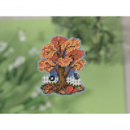 Набор для вышивания бисером MILL HILL Осеннее дерево 6х8 см