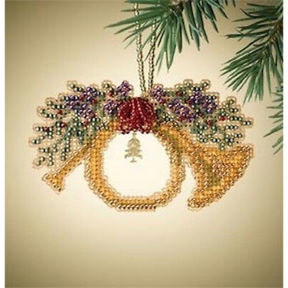 Набор для вышивания бисером MILL HILL Французский рожок 9х5 см