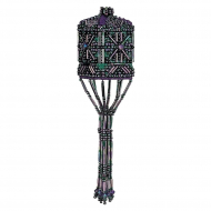 Набор для вышивания MILL HILL Радужная кисточка 2х8 см