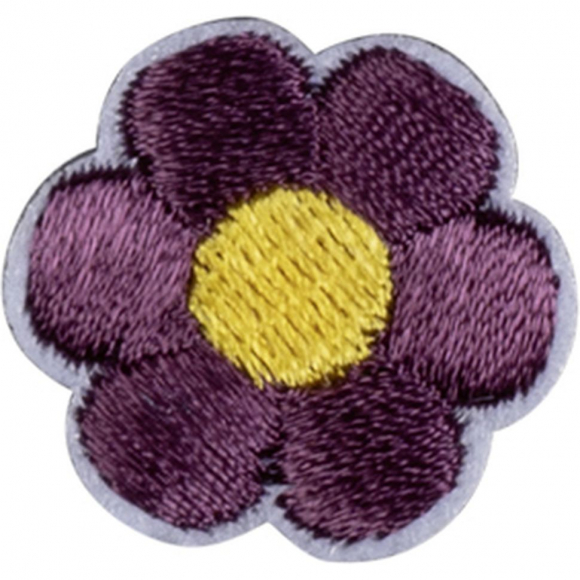 Термоаппликация "Цветок фиолетовый"