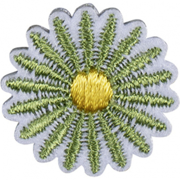 Термоаппликация "Цветок зелёный"