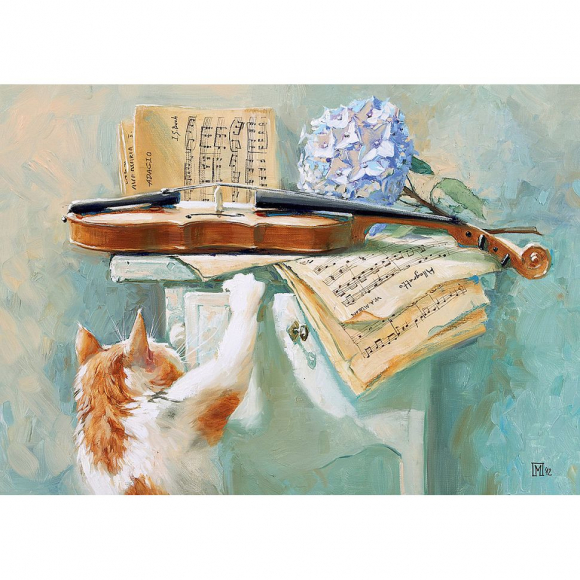 Пазл ФРЕЯ арт.PZL-1000/19 Любопытство 47,5х67,5 см