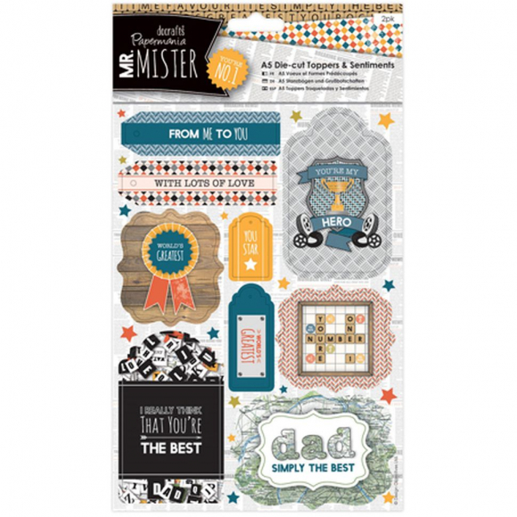 92372_Набор бумаги с высечкой "Пожелания" Mr Mister