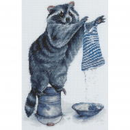 Набор для вышивания PANNA арт. J-1942 Енот-полоскун 20х26 см