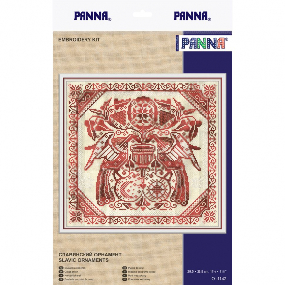 Набор для вышивания PANNA арт. O-1142 Славянский орнамент 26,5х25,5 см