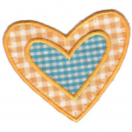 Термоаппликация HKM "Сердечко в сердечке"