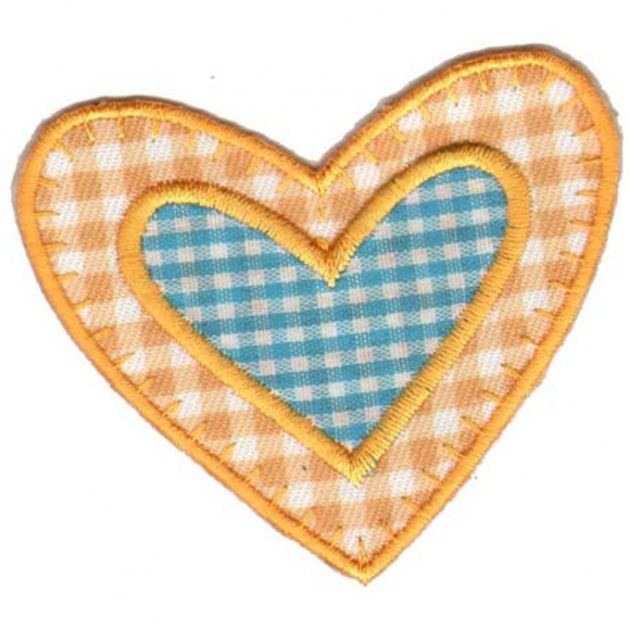 Термоаппликация HKM "Сердечко в сердечке"