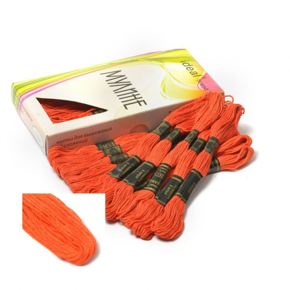 Нитки мулине IDEAL арт.ТВ (100% хлопок) 24х8м цв.381 Нитки мулине IDEAL арт.ТВ (100% хлопок) 24х8м цв.381