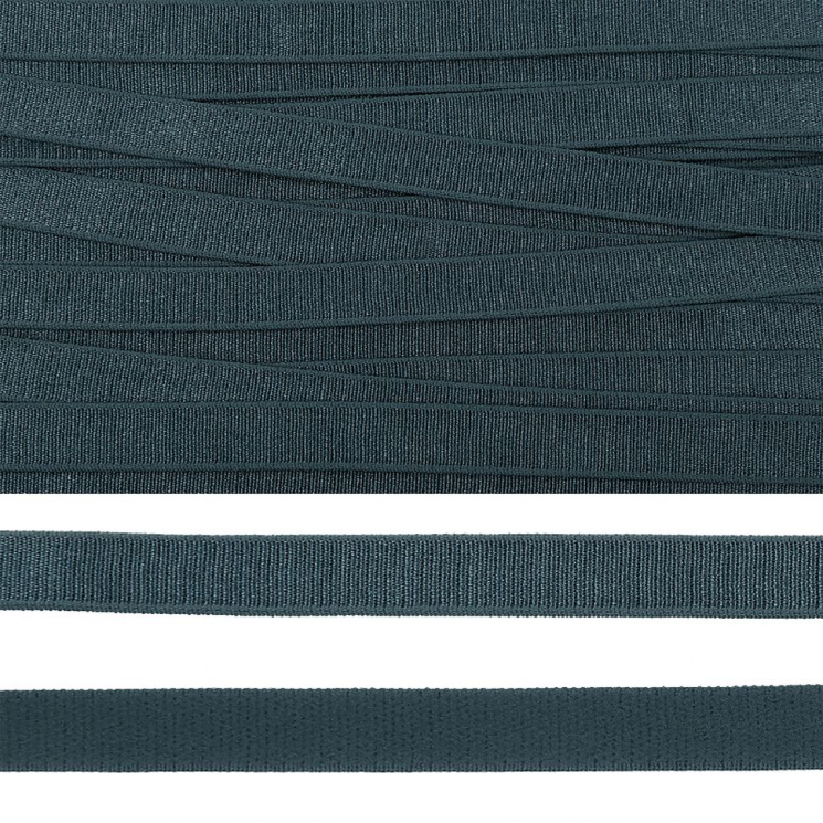 Резинка TBY бельевая (для бретелей) 10мм арт.RBB05222 цв.F222 изумрудно-синий уп.25м