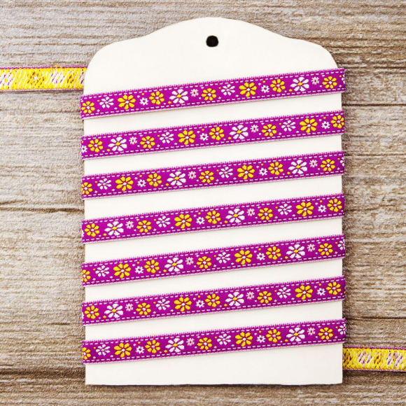 Лента жаккард SAFISA, 10 мм, 15 м, цвет 03