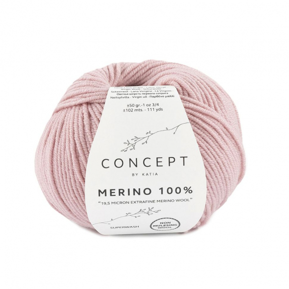 91905_Пряжа Merino 100%, 100% мериносовая шерсть, 50 г, 102 м