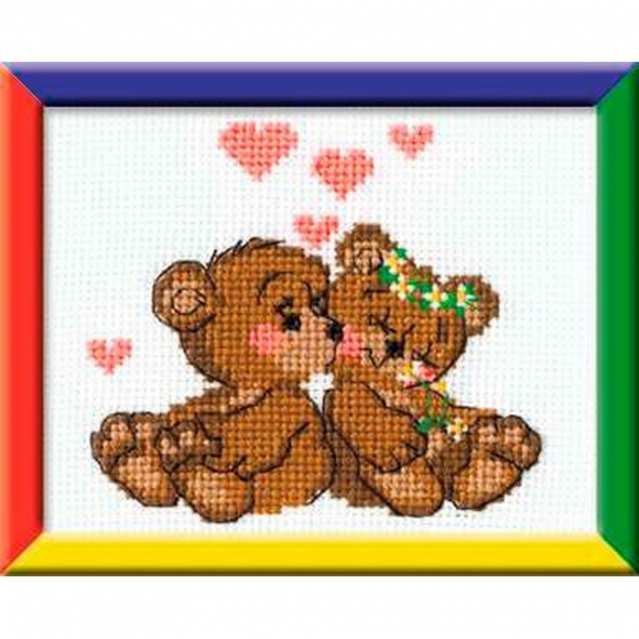 Набор для вышивания РИОЛИС арт.НВ053 Шалунишки 16х13 см