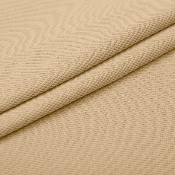 Кашкорсе трикотажное полотно арт. ДЛ-501 плот.220г/м2 шир.60+60 цв.3013 миндаль уп.15м