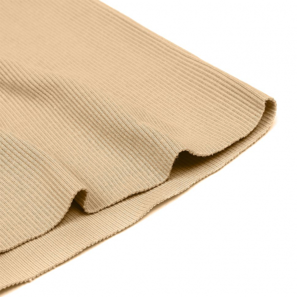 Кашкорсе трикотажное полотно арт. ДЛ-501 плот.220г/м2 шир.60+60 цв.3013 миндаль уп.15м