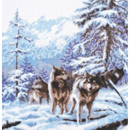 Набор для вышивания ПАЛИТРА арт.03.006 Морозное утро 26х27 см