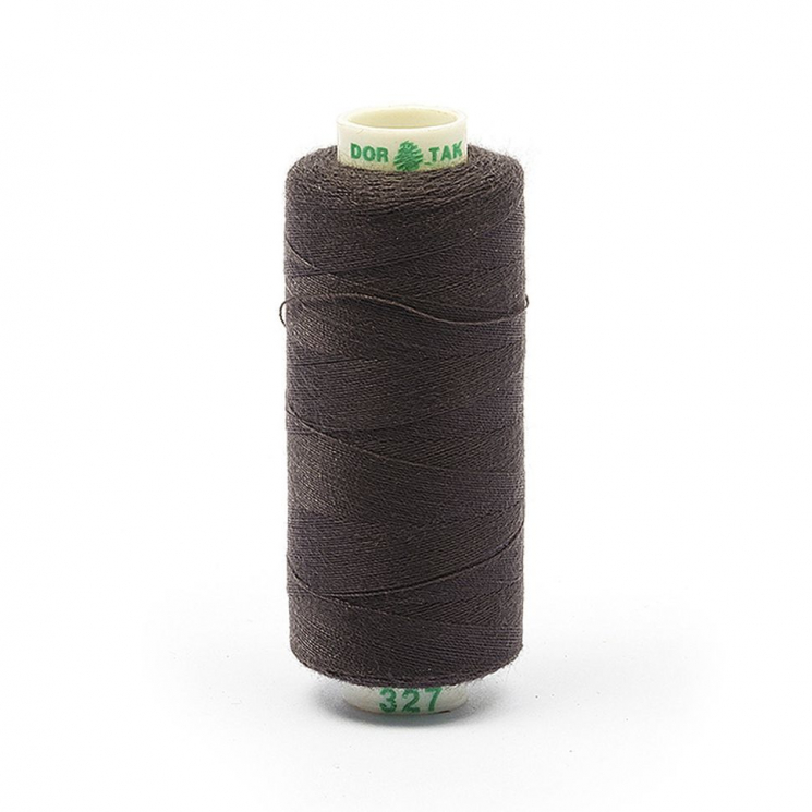 Нитки Dor Tak бытовые 40/2 полиэстер 366м цв.327 серый