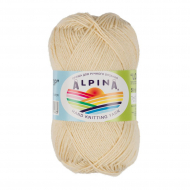 Пряжа ALPINA LOLLIPOP (100% хлопок) 10х50г/175м цв.09 бежевый