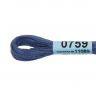 Нитки для вышивания Gamma мулине (0207-0819) 100% хлопок 24 x 8 м цв.0759 ярк.синий