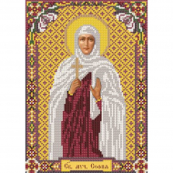 Набор для вышивания бисером НОВА СЛОБОДА арт.С9143 Св.Мч.Софья 18х23 см