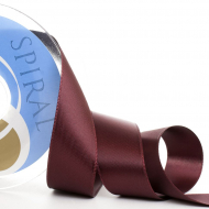 20117_Лента атласная двусторонняя SAFISA, 25 мм, 25 м, цвет 30, бордовый 20117_Лента атласная двусторонняя SAFISA, 25 мм, 25 м, цвет 30, бордовый